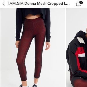 iamgia donna mesh cropped legging